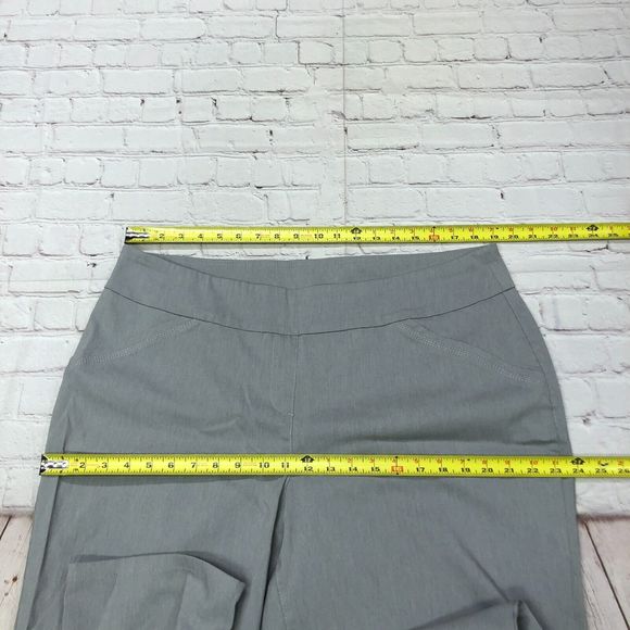 Alia Women Pull On Pants Size 20W Gray Polyester Blend B245 -10 - Picture 2 of 16